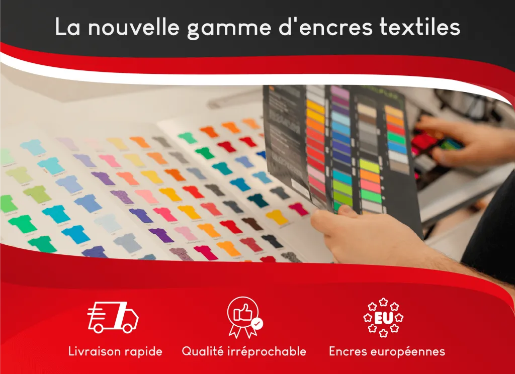 La nouvelle gamme d’encres textiles