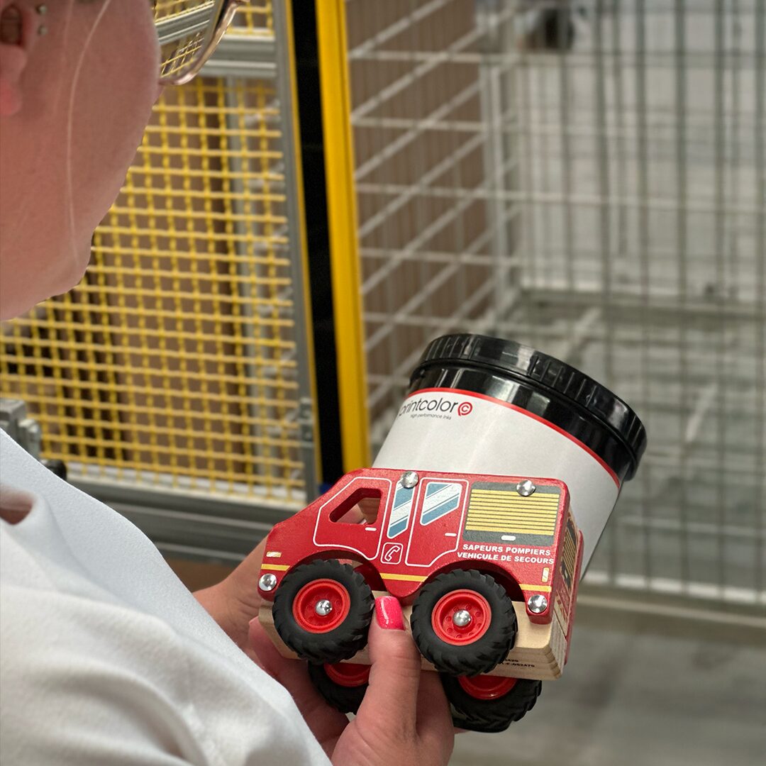 Encres de tampographie pour jouets et produits bébés